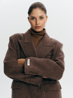 Двубортное пальто