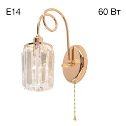 Citilux Синди CL330312 Бра хрустальное с выключателем Золото