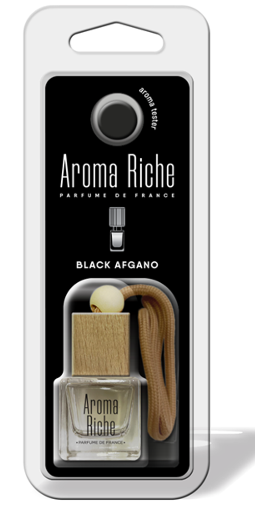 Ароматизатор воздуха AROMA RICHE - Black Afgano (флакон с дер. крышкой)