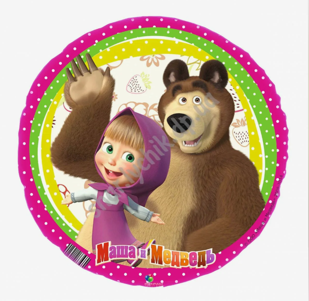К 18" Круг Маша и медведь