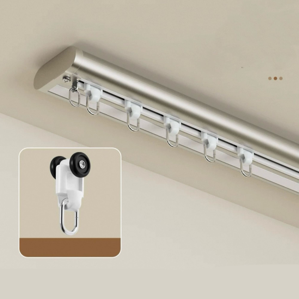 Современный профильный карниз для штор, алюминий