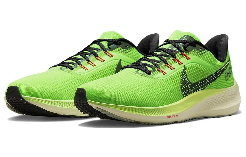 The new Nike Air Zoom Pegasus 39 comfortable, wear-resistant, breathable, low-cut casual running shoes for men and women with the same green