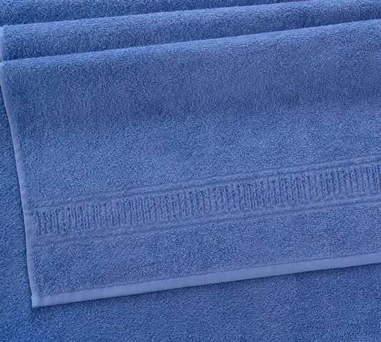 Полотенце махровое Орнамент синий 70x130 см