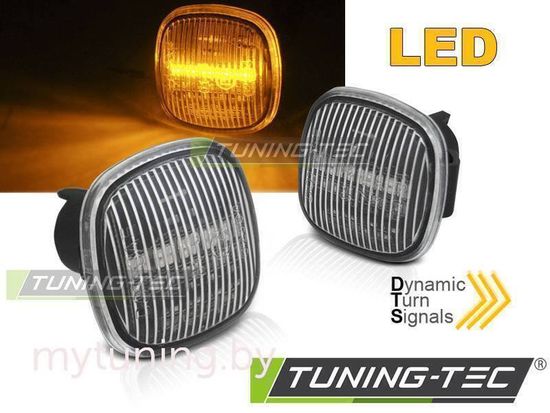 Повторители поворота WHITE LED SEQ для AUDI A3,A4 / SKODA FABIA,OCTAVIA