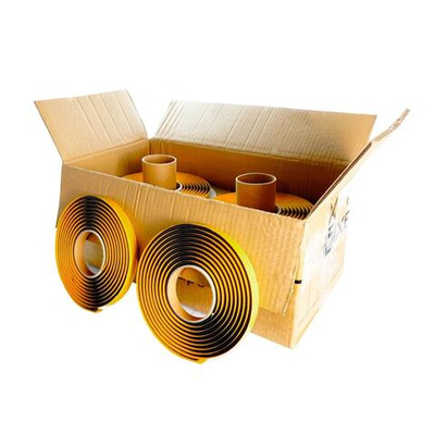 Герметик Твердый автомобильный бутиловый черный в катушке 4Мх8мм