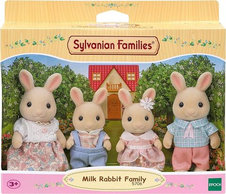 Игровой набор Sylvanian Families Milk Rabbit Family - Семья молочных кроликов - Сильвания Фэмили 5706