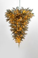 Ель подвесная потолочная «Люстра» с встроенной гирляндой