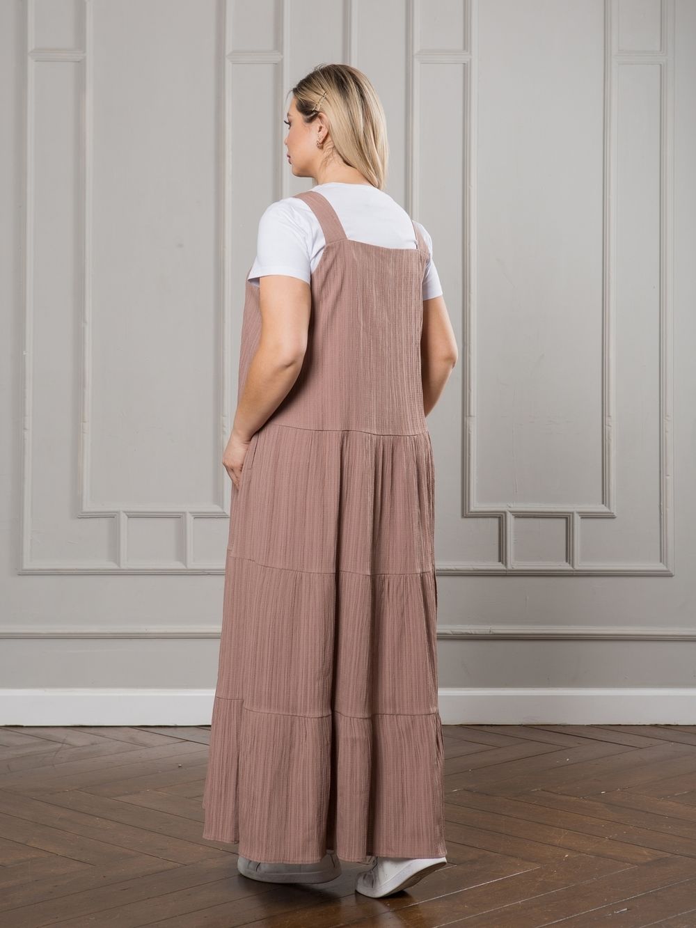 Сарафан 1251 капучино Novita (Акция)