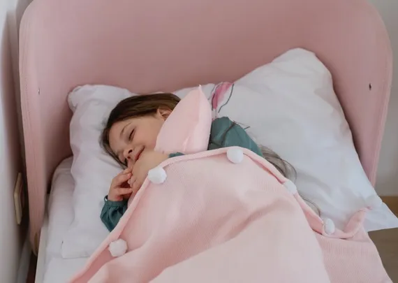 Кровать KIDI Soft для детей от 3 до 7 лет (розовый)