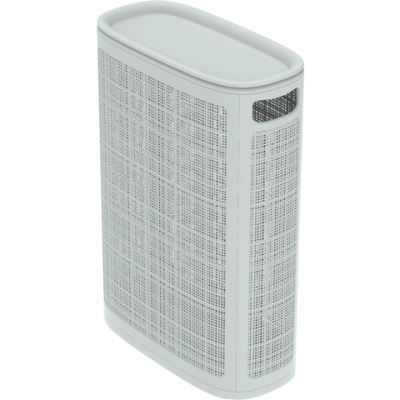 Корзина для белья Лён 45л плетёная 43×20×60см серый