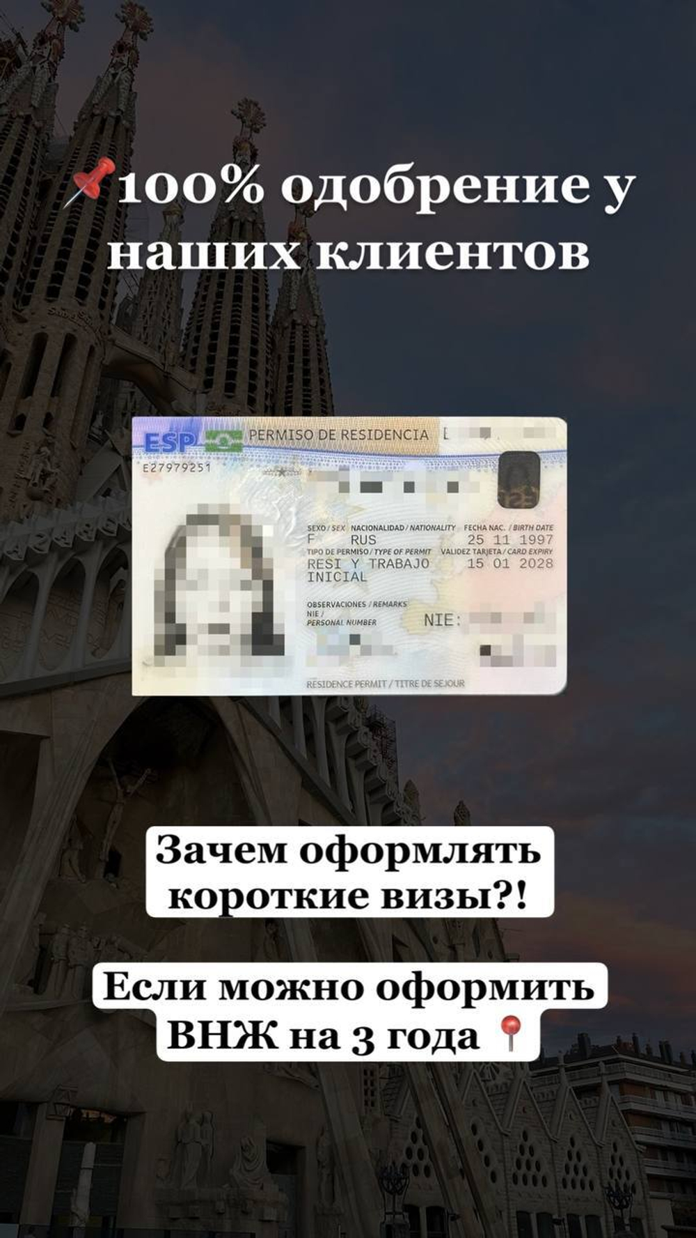 ВНЖ Испании