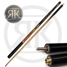 Кий Снукер Людовик 4-х сторонний запил,7 запилов; 2-РС с удлинителем; ясень/черный граб/ятоба(ЯК)