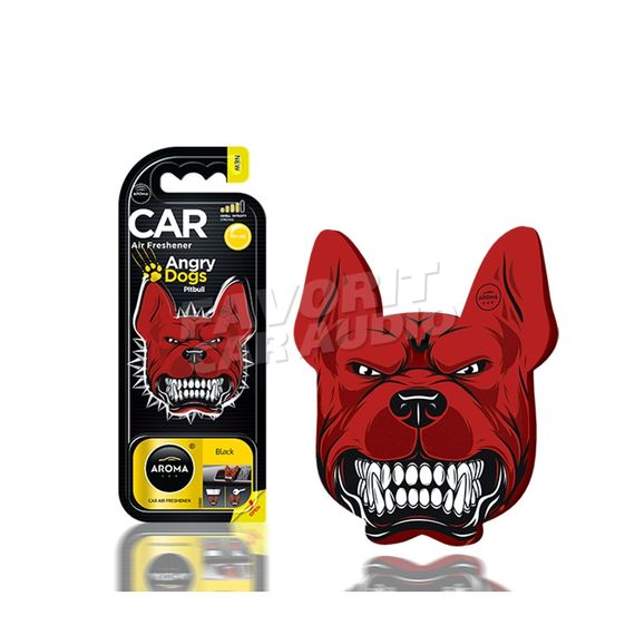 Ароматизатор AROMA Car Angry Dogs Black
