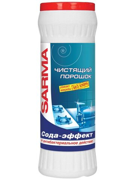 SARMA САРМА Чистящий порошок Сода эффект, 400г