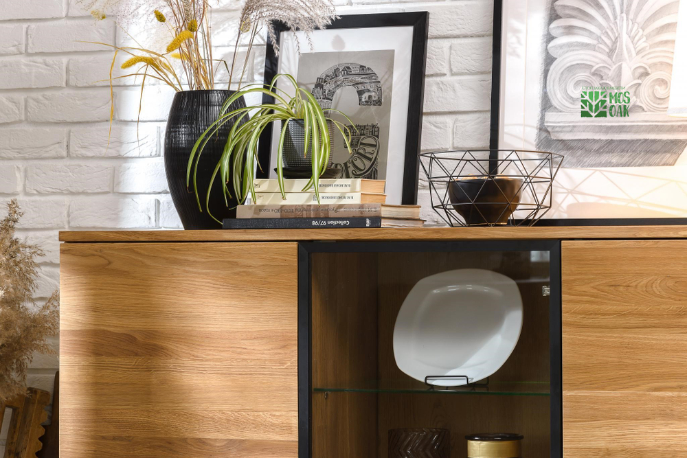 Комод-буфет из массива дуба Монтерей-2