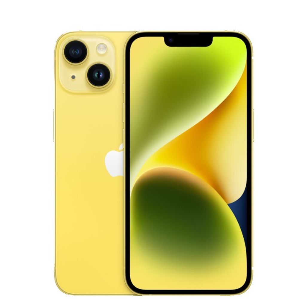 Apple iPhone 14 128 Гб Желтый (Yellow) Смартфон – купить по цене от 64 900  ₽ в Екатеринбурге | IMPORT