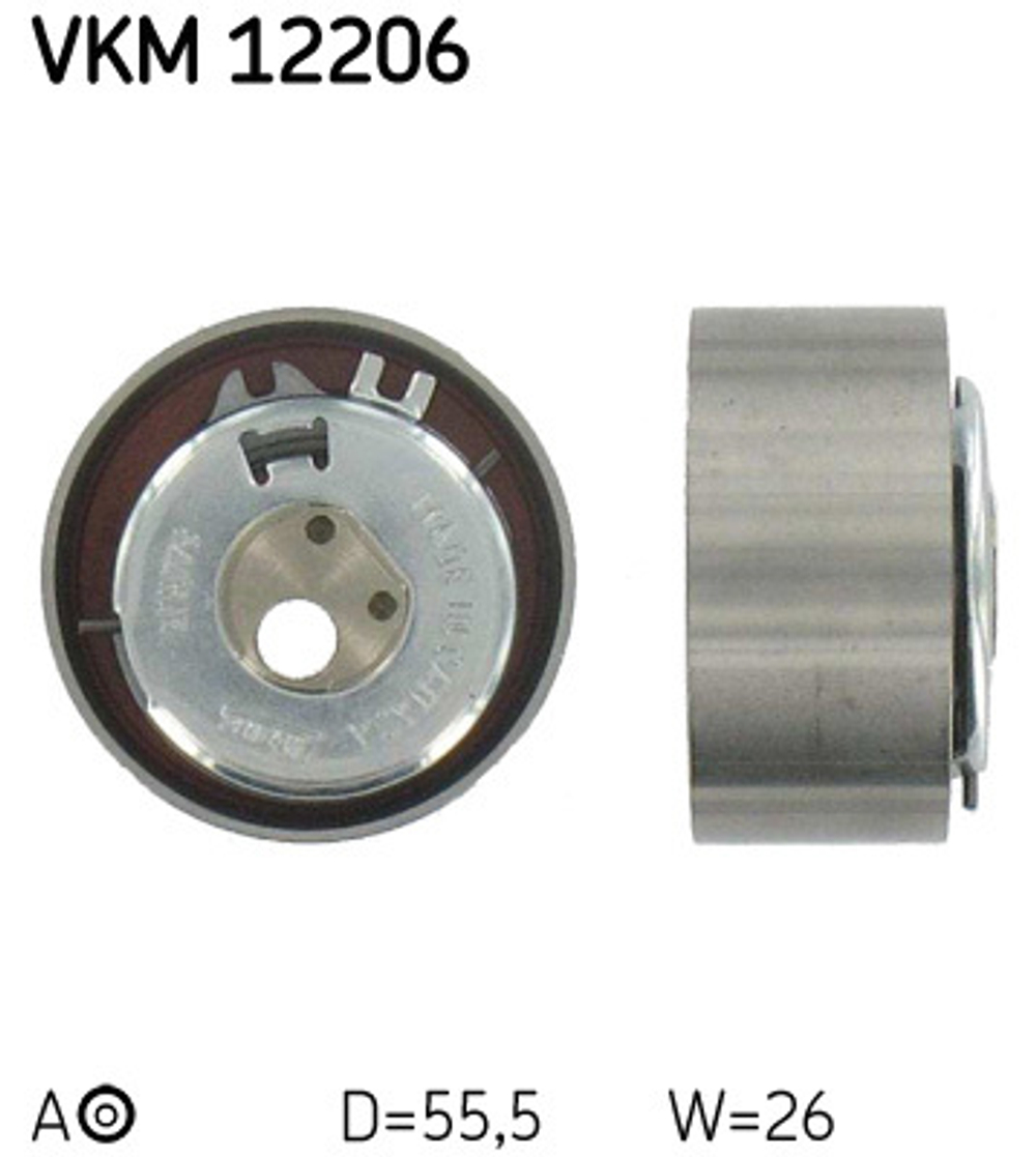 SKF - VKM12206-SKF - Tensioner Pulley, timing belt - Povrat artikla narucenog iz Njemacke nije moguc.