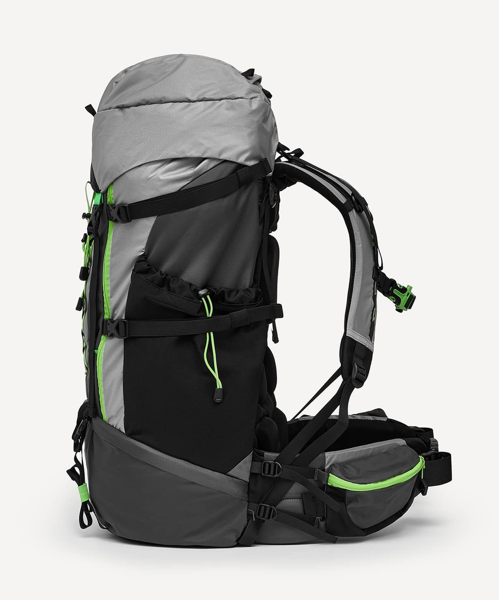 Рюкзак Hiking Ascent, серый, 55+10 л
