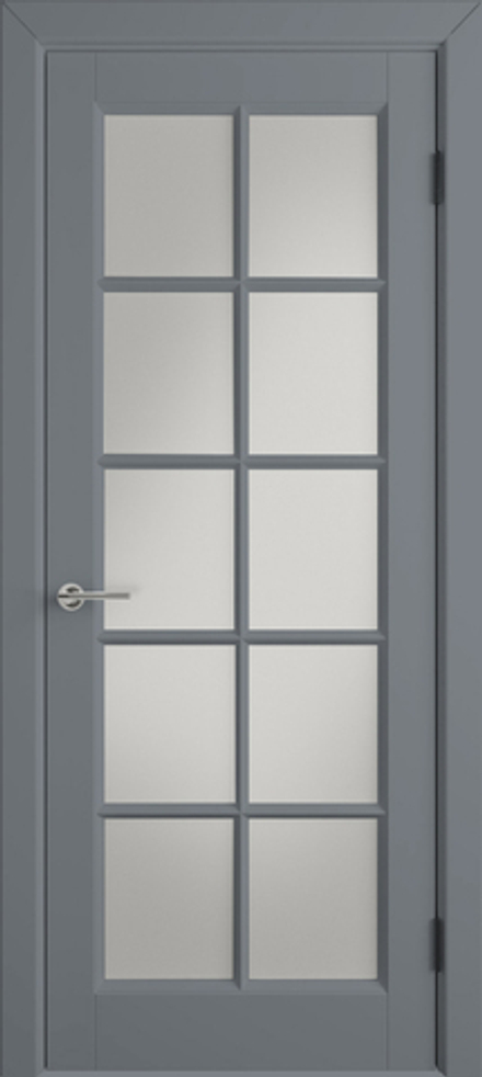 Межкомнатная дверь VFD (ВФД) Glanta (Гланта) Silver (RAL 7042, эмаль серая) 57ДО
