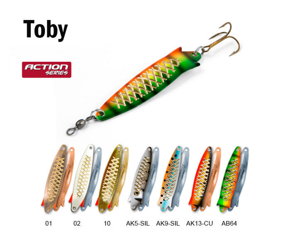 Блесна колебалка Akara Action Series Toby 90 28гр. 1oz. 10