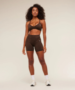 Топ GYMSHARK Adapt Animal X Whitney Sports Bra Brown