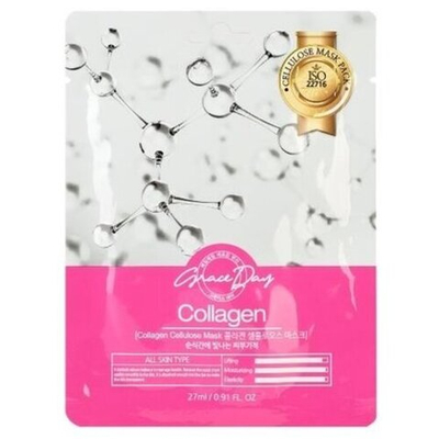 Набор GRACE DAY тканевых масок Grace Day Cellulose Mask 27ml Collagen - 10 шт