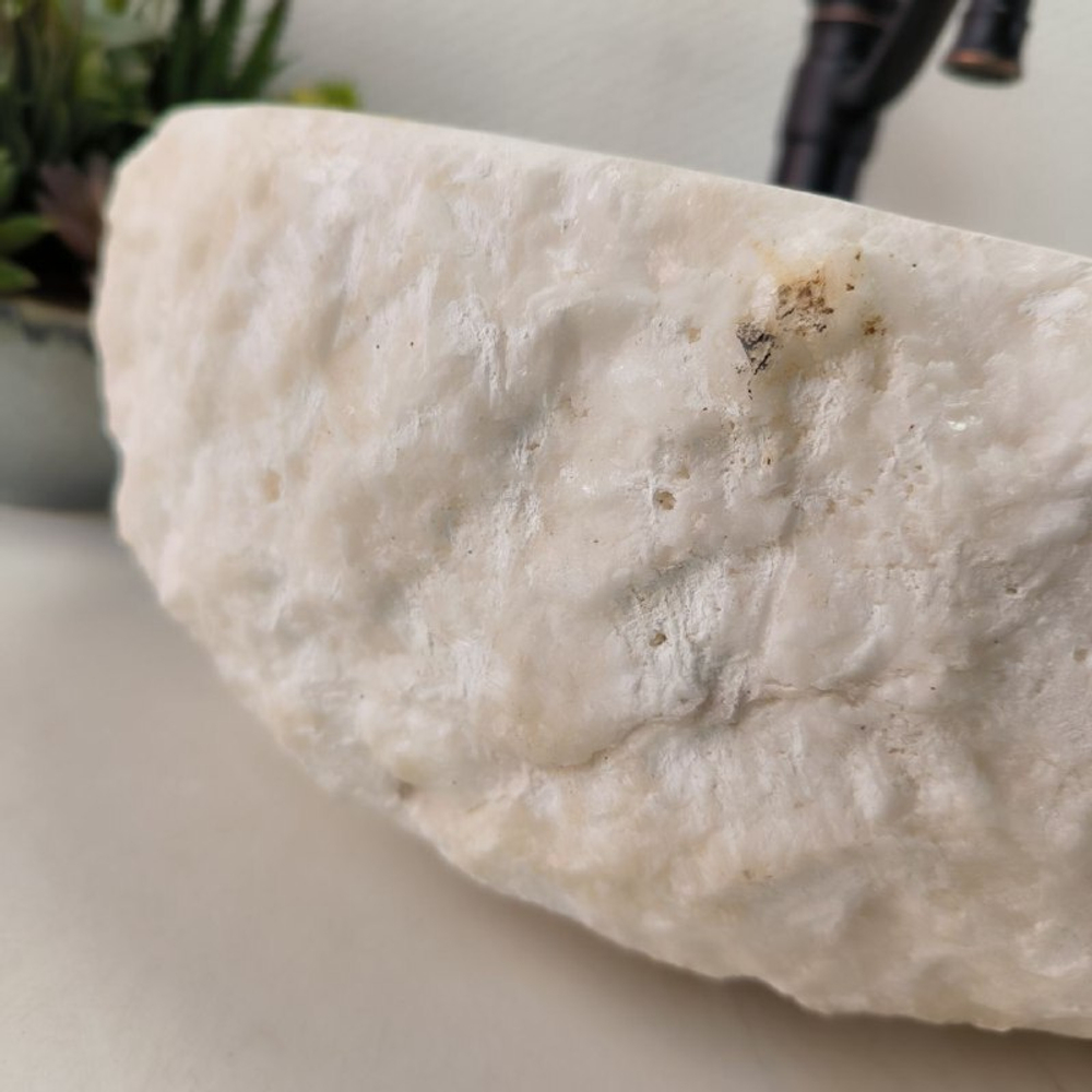 Раковина из оникса Erozy White EO-02198 52x41x15 см