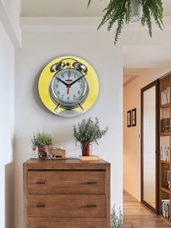 Настенные часы SouvenirClock прикол "Будильник", 28 см, (-)