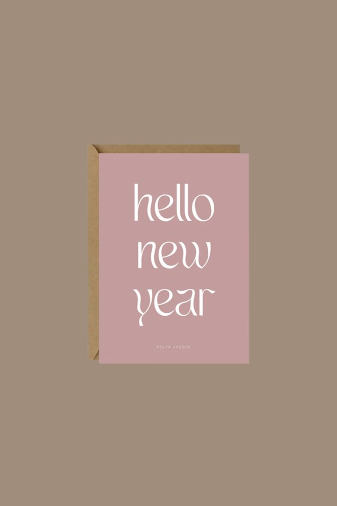 Открытка HELLO NY / Polya Studio