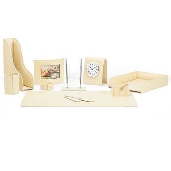 Настольный набор из кожи Cuoietto серии Business из 10 предметов (NBCCr10.3)