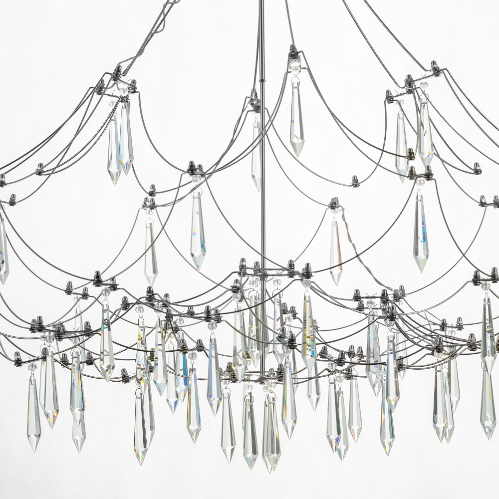 Citilux ASTER CL208020 LED Хрустальная люстра с пультом