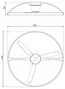 Светильник с вентилятором Mantra (люстры-вентиляторы) Nepal 7531