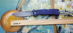 Складной нож Shokuroff knives M2102-100 мм Elmax виолет (шок лок) замок Алексея Шокурова