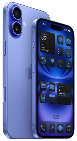 Смартфон Apple iPhone 16 128 ГБ («Ультрамарин» | Ultramarine)