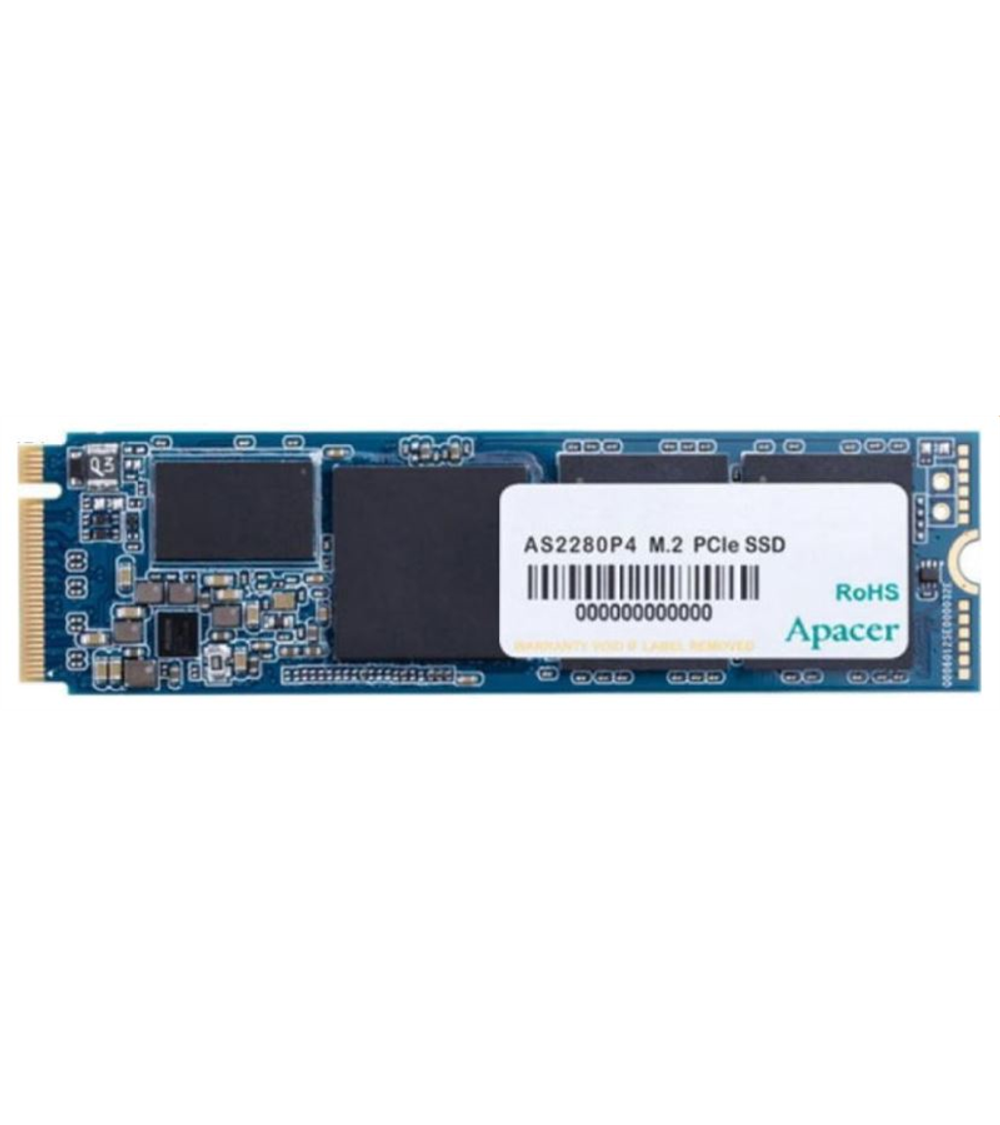 Apacer SSD AS2280P4 512Gb M.2 2280 PCIe Gen3x4, R2100/W1500 Mb/s, 3D TLC, MTBF 1.5M, NVMe 1.3, 400TBW, Retail, 3 years (AP512GAS2280P4-1)