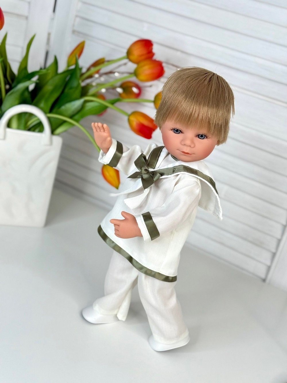 Кукла D Nenes виниловая 34см Mario (022538)