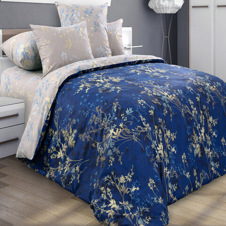 Комплект постельного белья "ВЛ. АСТЕРИЯ", перкаль, 100% хлопок.