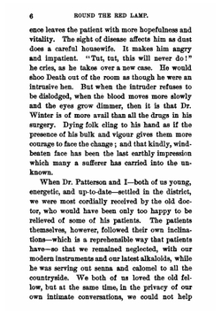 Round the Red Lamp. Being Facts and Fancies of Medical Life | Doyle Arthur Conan