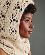 Описание по вязанию капора крючком "Felipa"