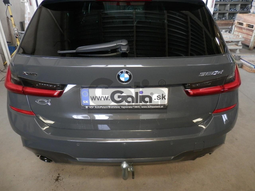 Оцинкованный фаркоп на BMW 3-Series седан/универсал 2018-, BMW 4-Series G22 coupe 2020-, BMW 4-Series G26 Gran Coupe 2021- (без электрики), Galia B025A