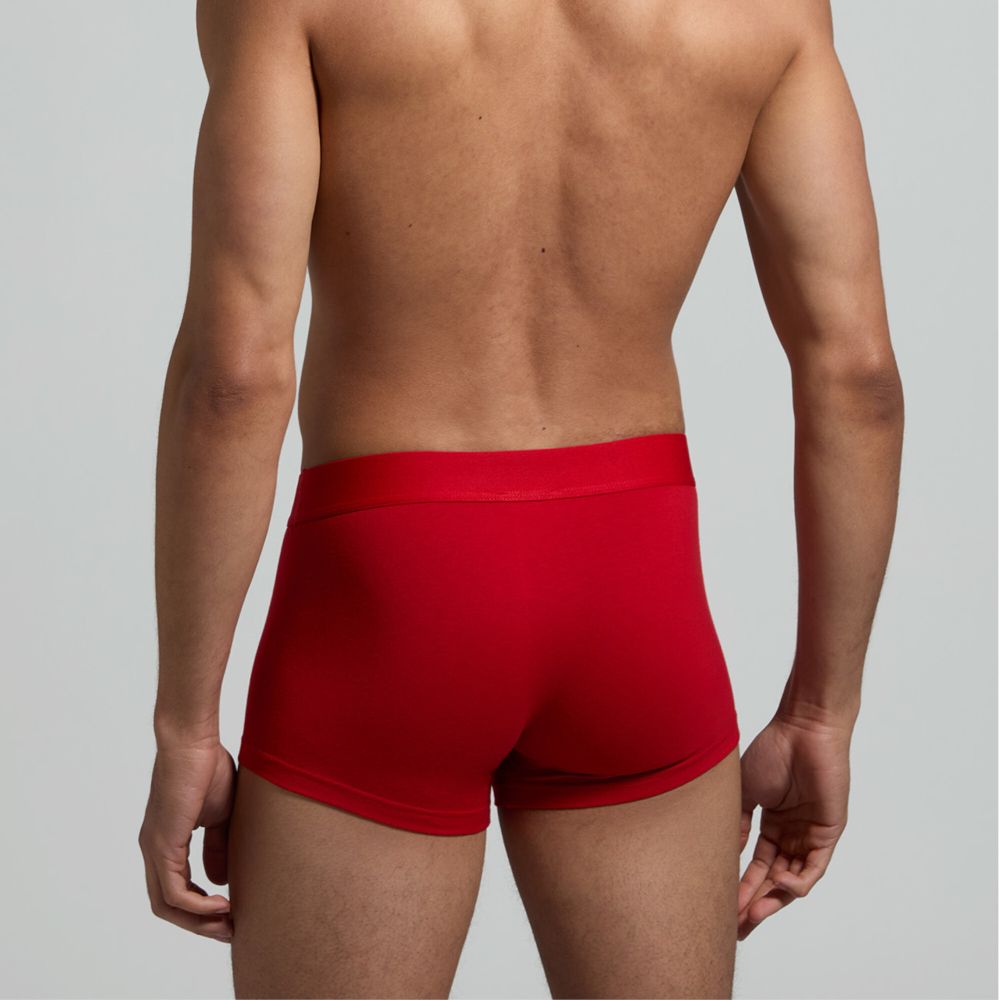 Мужские трусы хипсы (черный, красный) набор 2 в 1 Bikkembergs CUT BKK51UTR22BI/2