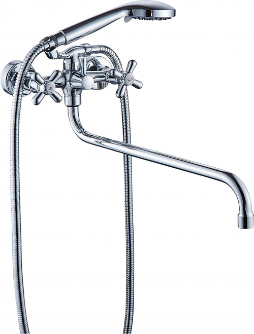 13041 Смеситель двухвент для ванны "GANZER"  (10/1шт)