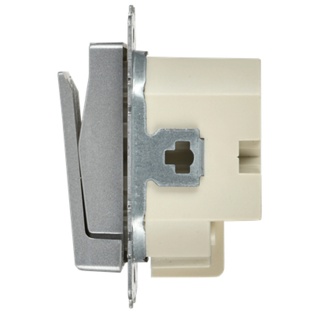 BRITE Выключатель карточный 30А ВС10-1-8-БрА алюминий IEK