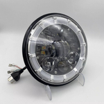 Светодиодная фара, 55 Вт, 7 дюймов, алюминий + повторителя поворота + дхо