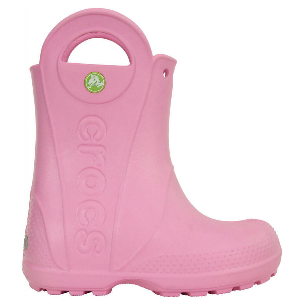 Детские сапоги Crocs Handle It Rain Boot розовые