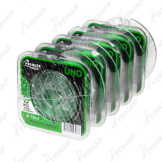 Леска UNO 0,28mm/100m Green Nylon (PR-U-G-028-100) Premier Fishing