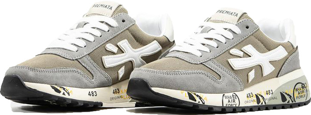 Premiata Mick 6174 Beige Grey
