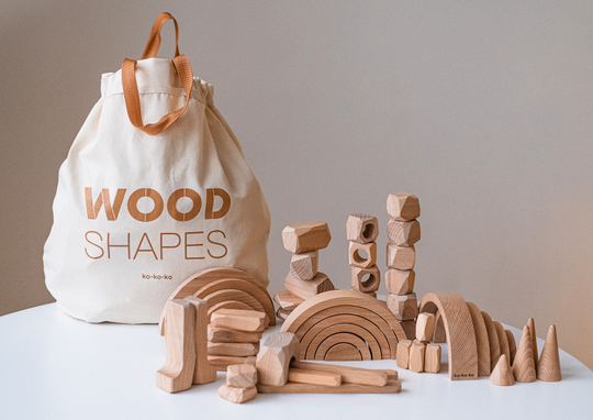 Деревянный конструктор WOOD SHAPES