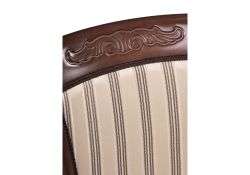 Деревянный стул Амбертин орех / агата полоса серая