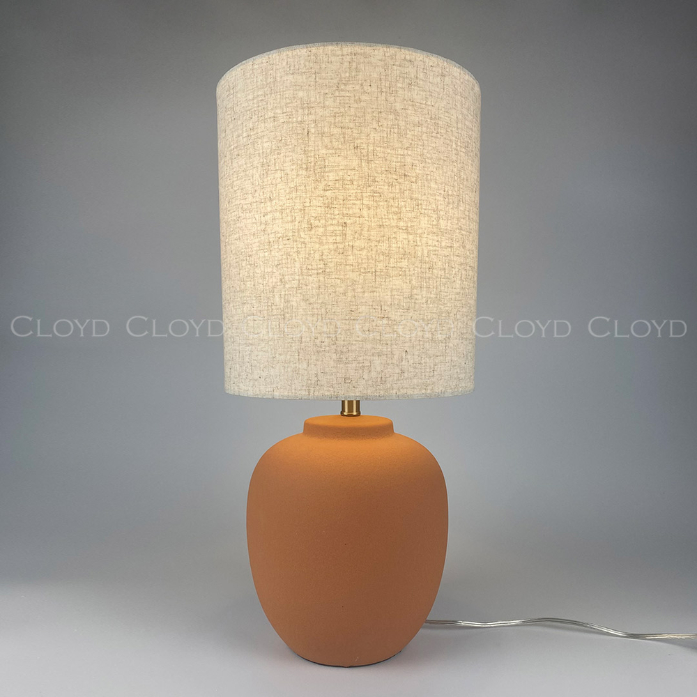 Настольная лампа Cloyd GARGANTUA-A T1 / выс. 54 см- красно-коричн. керамика (арт.30144)